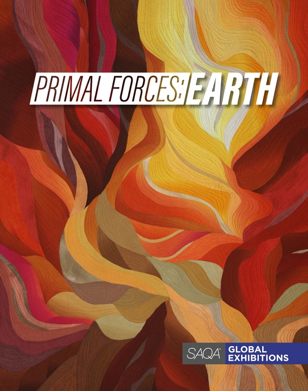 Product Description: This catalog features artwork from the SAQA Global Exhibition Primal Forces: Earth</br></br>All life on this planet depends on earth. However, the soil beneath our feet that nurtures us can be a destructive force. Seismic activity and mudslides have shaped the landscape for millions of years, taking a toll on living beings as well.</br></br>ISBN: 978-1-7349033</br>Softcover, 83 pages</br>Cover artwork by Vicki Conley</br> SAQA - Primal Forces: Earth (catalog)