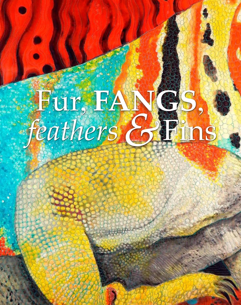 SAQA - Fur, Fangs, Feathers & Fins